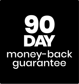 90 day money-back guarantee