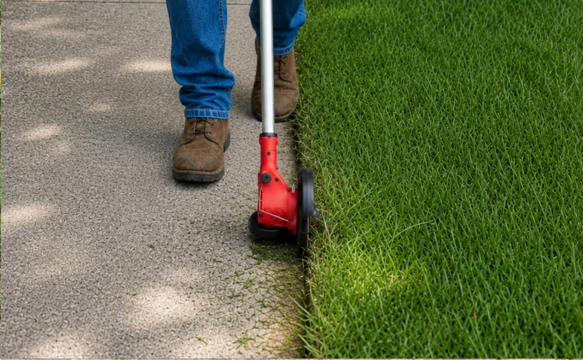 Trimming walkways