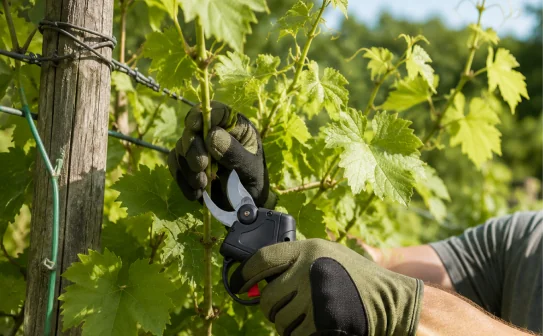 Trimming grapevines