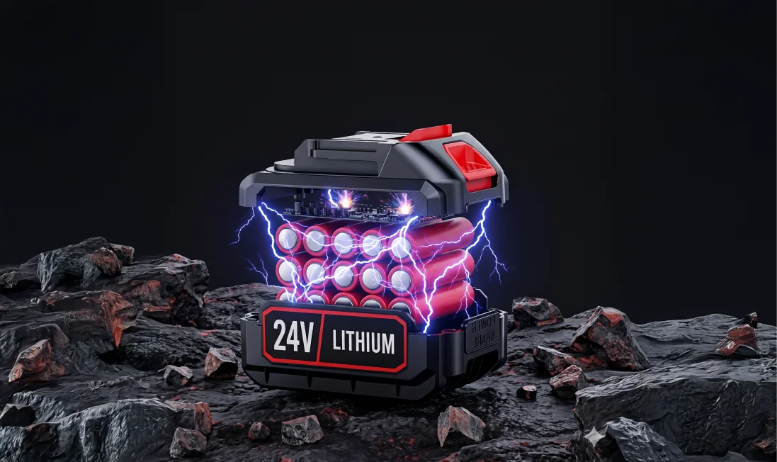 24V lithium battery charging