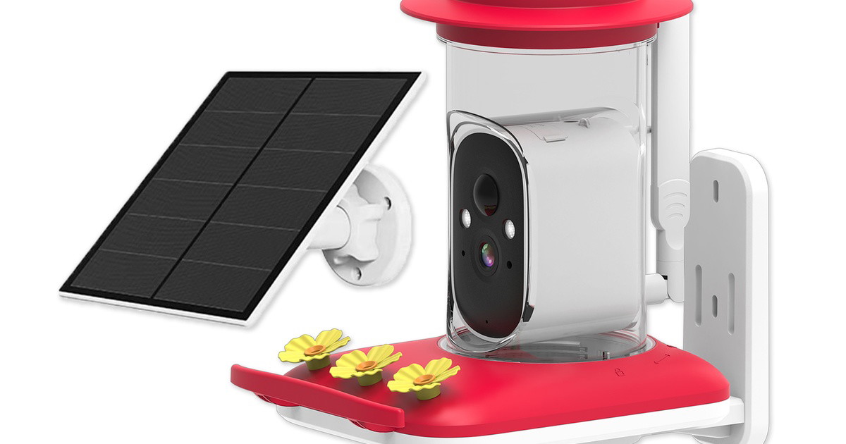 WuzuTech Happy Birdy HumHum | Smart Hummingbird Feeder with Camera