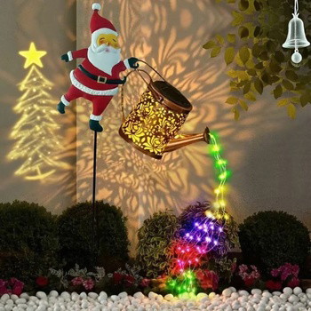 GardenNoel - Christmas Claus Kettle Lights