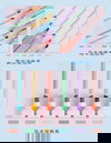 Multicolor Set of Square-Bar Highlighter Pens for Journaling & Doodling