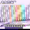 Multicolor Set of Square-Bar Highlighter Pens for Journaling & Doodling