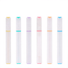Multicolor Set of Square-Bar Highlighter Pens for Journaling & Doodling
