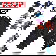 滑雪手套秋冬季触屏骑行手套男女抓绒户外保暖加绒防泼水拉链情侣